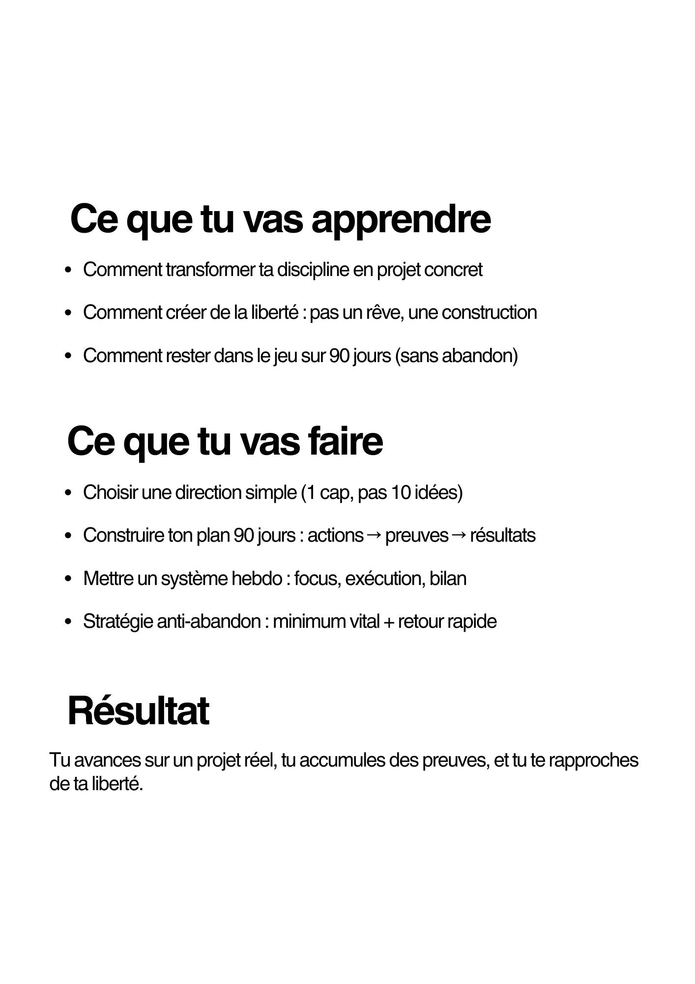 MODULE 5 - PROJET / LIBERTÉ